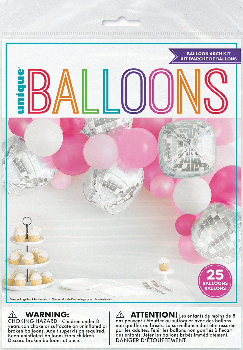 Christmas Balloon Garland Arch Kit Pink Santa Elk Party Decor