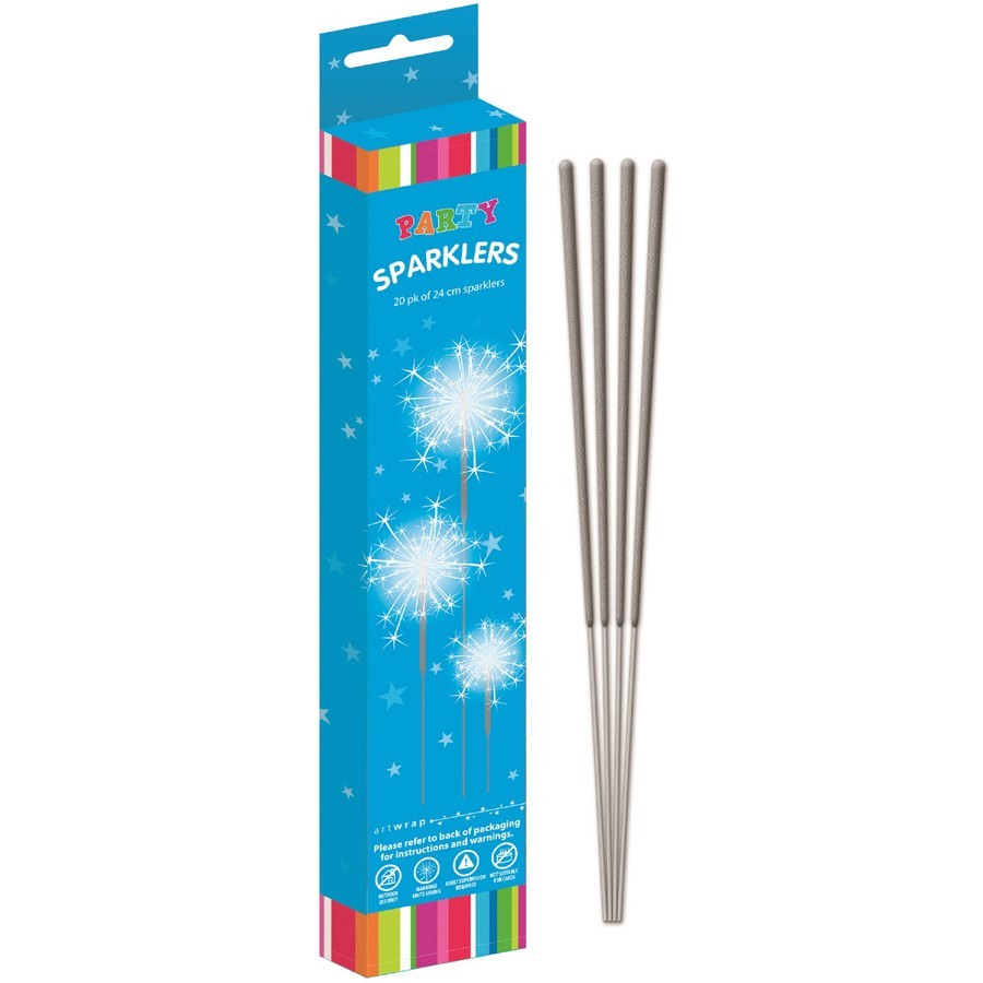 Party Sparklers 20 pack Top Party Supplies, Hoppers Crossing