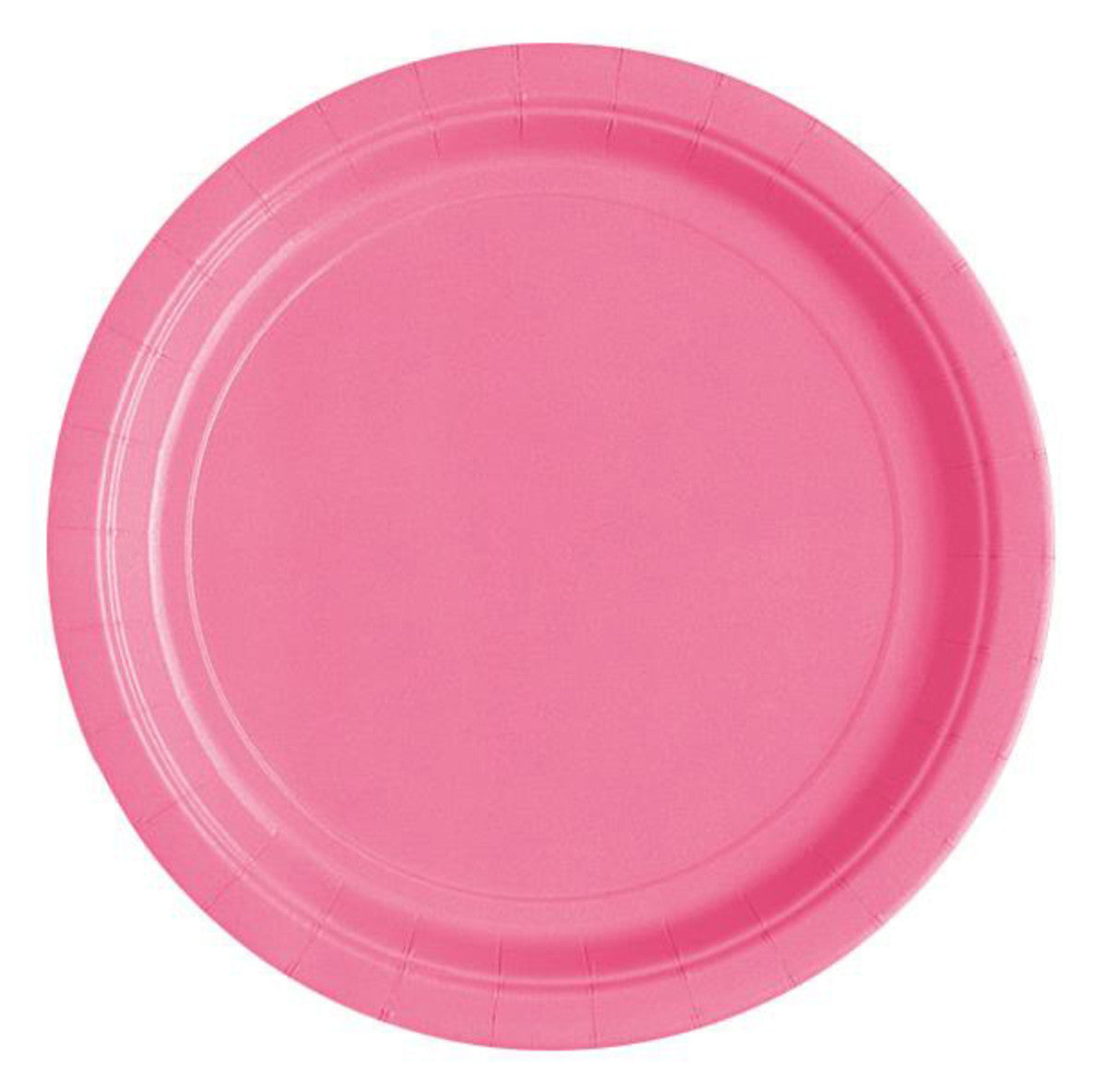 Hot Pink Small Round Paper Plates Pack of 8 Top Party Supplies