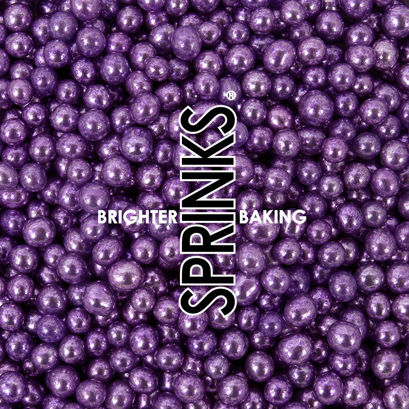 CACHOUS PURPLE 4MM SPRINKLES BY SPRINKS 85g Top Party Supplies