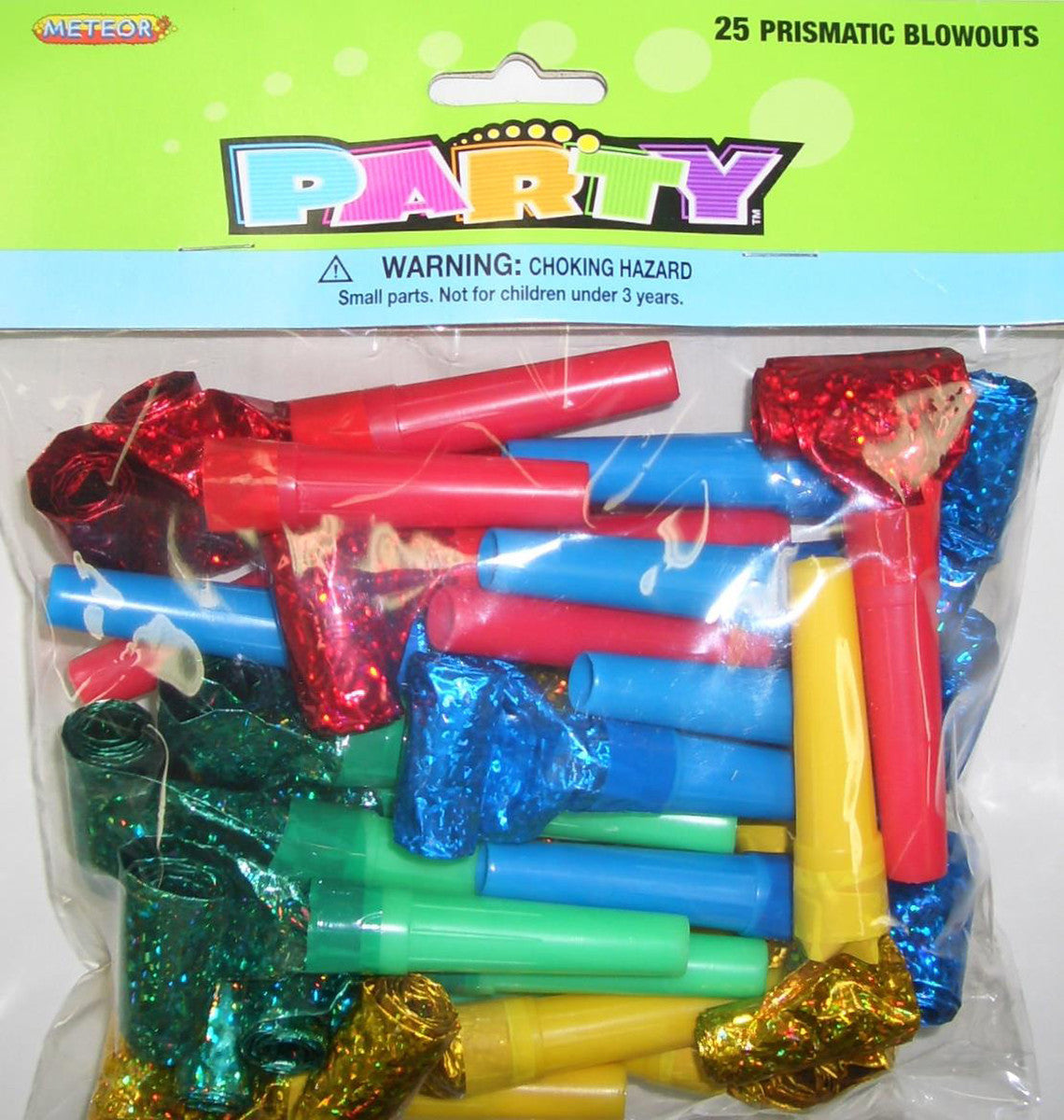 25Pk Rainbow Blowouts Top Party Supplies, Hoppers Crossing