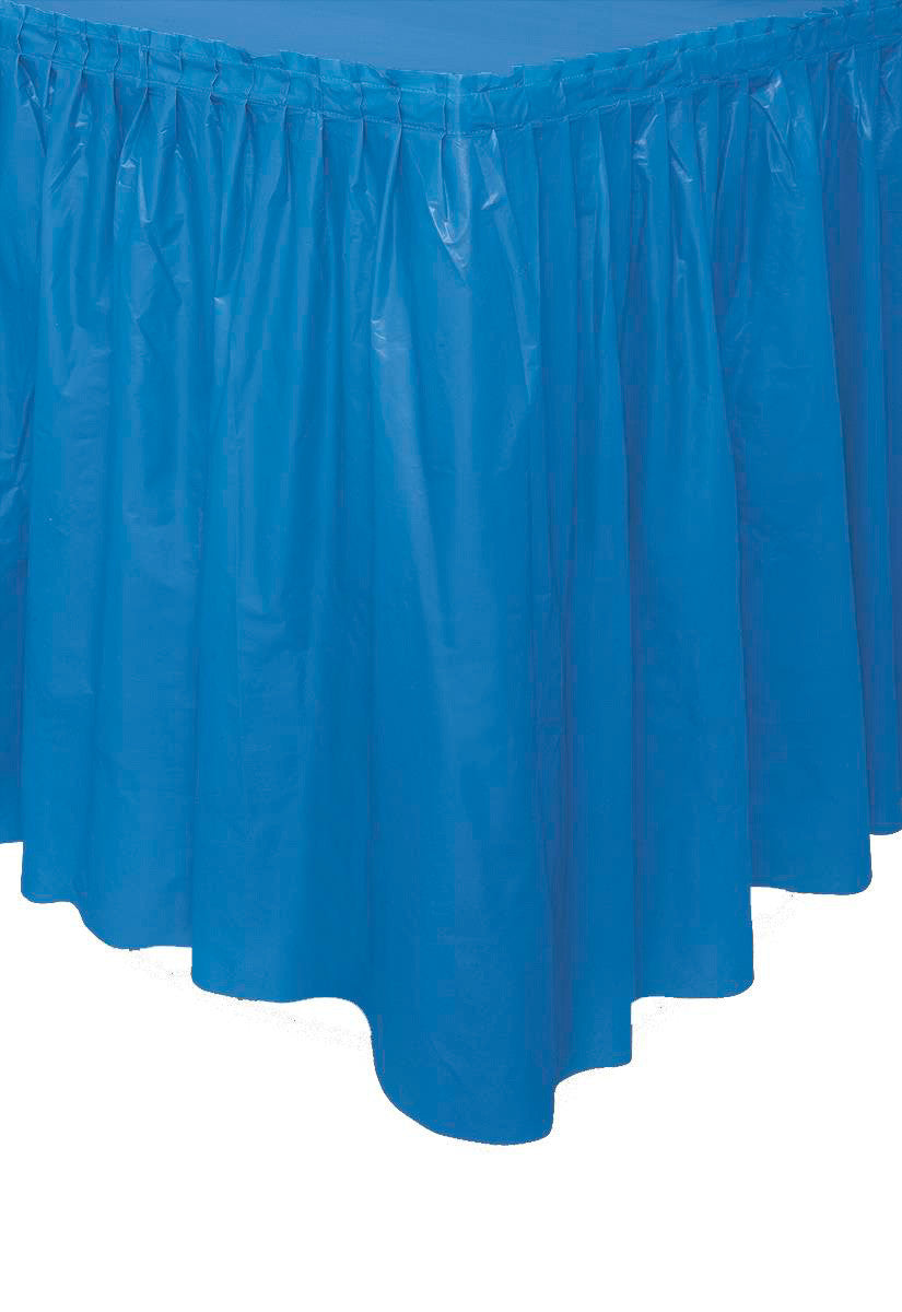 Red Pleated Table Skirt – 168” X 29” – Party Buffet Table Decor For Weddings, Birthdays & Events