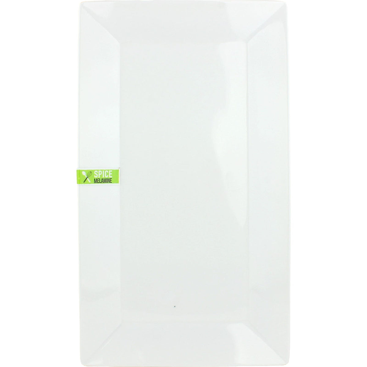 35x20cm White Rectangular Melamine Platter Top Party Supplies