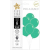 45cm 6PK Fashion Green Sempertex / Five Star 18'' Latex Balloons