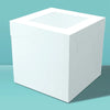 Mondo 12'' x 12'' x 12'' inches White Square Tall Cake Box