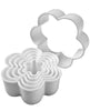 Mondo 6pcs Petal Plastic Cookie Cutter Set
