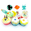 24pcs Space Paper Cupcake Cake Toppers