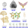 Mermaid Tail Round Balls Cake Toppers Cake Decorations