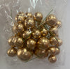 30pcs Gold Balls Cake Toppers Cake Decorations