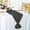 Black Sequin Table Runner 180cm