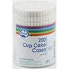 200pk 40mm Cupcake Cases Baking Cups - White