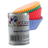 100pk 30mm Mini Cupcake Cases Baking Cups - Bright Assorted