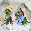 9 Rose Head Baby Pink Artificial Flowers Bouquet