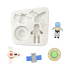 Space Cake Silicone Fondant Mould