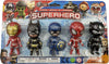 5pcs 8cm Cute Superhero Spider-Man Batman Toy Figure Cake Figurines Set Gift Toys