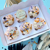 3pk Happy Halloween Round Acrylic CupCake topper