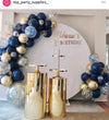 Navy Blue Fashion 12cm Mini Size Sempertex Latex Balloons