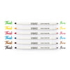 6pcs Dual Tip Primary Felt Tip Edible Cake Pen - SPRINKS