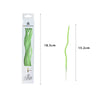 Lime Green Wavy Curve Birthday Candles 6pk