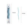 Blue Wavy Curve Birthday Candles 6pk
