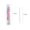 Pink Wavy Curve Birthday Candles 6pk