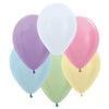 18pk Sempertex Assorted Satin / Pearl 30cm Latex Balloon