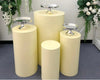 Pastel Yellow Plinths   4pcs