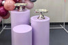 Pastel Purple Plinths   4pcs