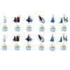 Frozen Paper Cupcake Cake Toppers