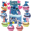 Stitch Paper Cake Toppers 25PK