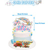 Cinnamon Roll Paper Cake Toppers 13PK