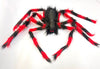 72cm Halloween Fuzzy Black and Red Spider Decoration