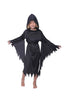 Hooded Black Robe Boys Girls Halloween Costume