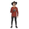 Nightmare Boy Halloween Killer Kids Costume With Mask Gloves