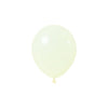 12cm Macaron Light Lemon Mini Occasions Balloons 50pk