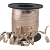 Metallic Rose Gold Curling Balloon Ribbon Roll 228m