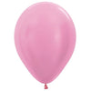 Sempertex Satin Fuchsia 30cm  Latex Balloon
