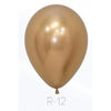 Sempertex Chrome/ Reflex Gold 30cm Latex Balloons