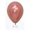 Sempertex Chrome/ Reflex Rose Gold 30cm Latex Balloons