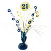 21st Birthday Centerpiece Weight - Black & Gold