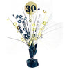 30th Birthday Centerpiece Weight - Black & Gold