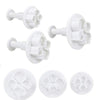 Hydrangea  Flower Plunger Fondant Cookie Cutter Set 3pcs