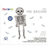 2.71m Super Size Skeleton Air Fill Foil Balloon Super Balloon Yard Decoration