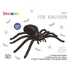 1.96m Black Spider Air Fill Foil Balloon Super Balloon Yard Decoration