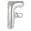 F 86cm Silver Alphabet / Letter Foil Balloon