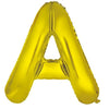 A 86cm Gold Alphabet / Letter Foil Balloon