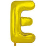 E 86cm Gold Alphabet / Letter Foil Balloon
