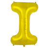 I 86cm Gold Alphabet / Letter Foil Balloon