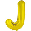 J 86cm Gold Alphabet / Letter Foil Balloon