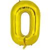 O 86cm Gold Alphabet / Letter Foil Balloon